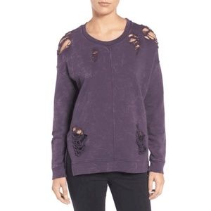 NWT Joe's Jeans Jeans Destroyed Sweatshirt